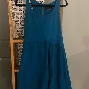 Cynthia Rowley peacock color dress